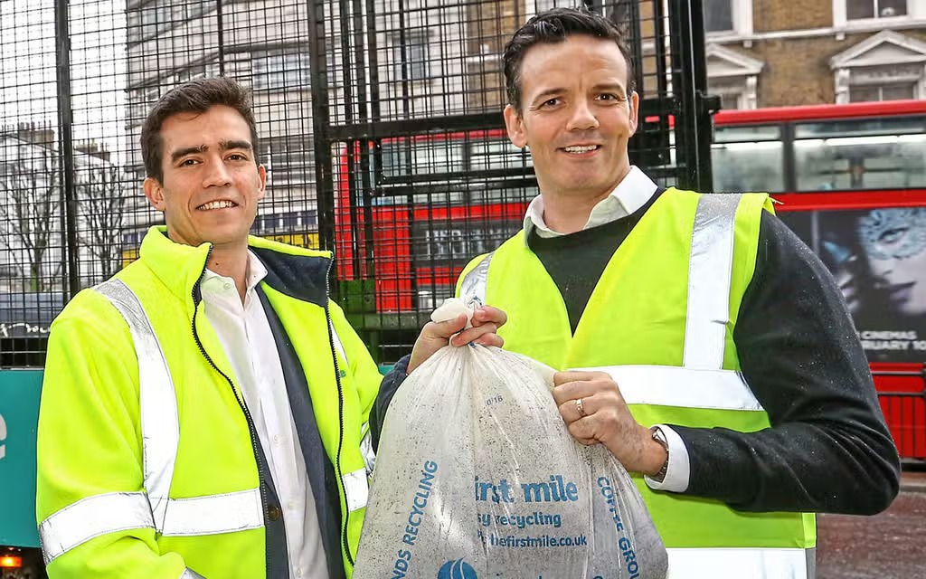 First Mile has been partnered with Caff&eacute; Nero since 2013 to recycle coffee grounds, coffee cups, food waste and more from their stores